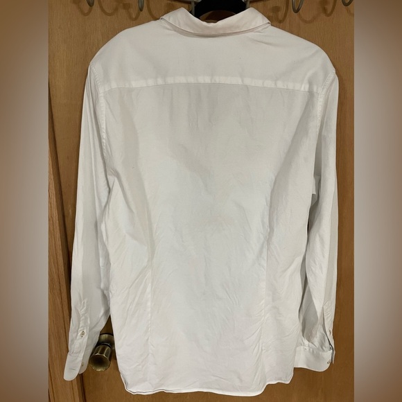 TED BAKER- white long sleeve button down - Picture 2 of 4